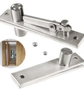 360 Degree Rotation Heavy Duty Pivot Hinge In Stainless Steel For Lowkey Hidden Doors And Secret Bookshelves hardware