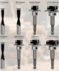 Professional Forstner Drill Bit Set Wicked Sharp Heat Treated Carbon Steel Boring Bits in various sizes for woodworking