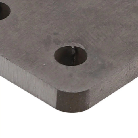 Close-up of Heavy Duty Stainless Steel Paint Scraper corner showing rustproof material, ideal for car repair and maintenance.
