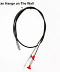 Ultra Slim 79 Inch Drain Snake Tool With Flexible Grabber Claw For Clearing Clogs and wall hanging capability.
