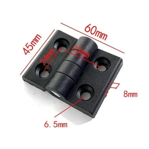 Rotating Concealed Hinges For Cabinets And Furniture Hardware Built Tough Plastic Butt Hinge Industrial Grade Door Fittings 45x60 mm