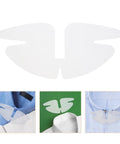 50 Piece Pvc Butterfly Collar Stays Double Layer Shirt Inserts displayed to maintain crispness in shirts.