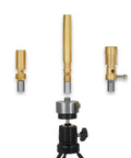 Go-To Universal Propane Bunsen Burner For Lab Jewelry Glass Blowing And Welding With Fixed Angle Head and Accessories