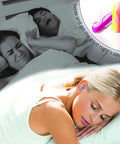 Soft Foam Ear Plugs For Sleeping And Snoring, Work Travel And Shooting, 33dB NRR, Made In USA, Multi Color 60 Pair Pack usage depiction