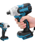 Klanata Brushless Impact Wrench With 520 Nm Torque And Tungsten Steel Shaft, Heavy Duty Cordless Electric Screwdriver Tool in hand.