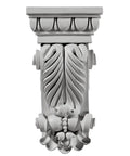 Colton Leaf High Density Urethane Corbel Five Inches Wide Two And Five Eighths Inches Deep Nine And Three Quarters Inches Tall