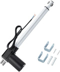 Beefy Heavy Duty 12 Inch Stroke Linear Actuator 8000N 1700lbs, 12V DC, IP43 Rated, with brackets