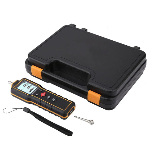 Handheld Vibration Meter And Digital Vibration Analyzer Tester With Portable Vibrometer Sensor Compact On The Go Vibration Meter For Machinery Diagnostics Data Logging And Fault Detection, black case