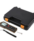 Handheld Vibration Meter Digital Vibe Meter Tester For Machinery Diagnostics And Fault Diagnosis Portable Sensor Analyzer For Maintenance Pro Grade Quality Control And Condition Monitoring with case and probe