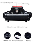 Precision Infrared Wheel Balancer Locator For Dead Nuts Precise Counterweight Targeting showing laser light, USB charging, and LED lamps.