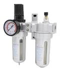 Oil Water Separator For Air Compressor FRL Unit 2/1 Way SFC400 Compatible High Efficiency Filter With Drain Valve