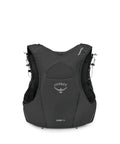 Back view of Duro 1.5L Mens Running Hydration Vest With Hydraulics Soft Flasks Breathable Mesh No Bounce Fit in Black Medium