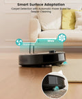 LiDAR Robot Vacuum And Mop With 450ml Dustbin Upgraded 190 Degree Obstacle Avoidance cleaning carpet under sofa M330 Pro