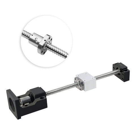 700mm SFU1605 Ballscrew CNC Kit For DIY Makers Includes End Supports BK BF12 16mm Ball Screw Coupler Nut Housing And Nema23 Motor Bracket