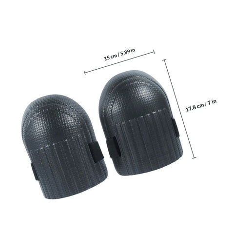 Built Tough Four Pack Black Heavy Duty Knee Pad Inserts For Work Pants Anti Slip Grip Breathable Padding dimensions 15cm x 17.8cm