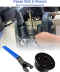 Outboard Trim Cylinder End Cap With O Ring Seal For 115-300HP Motors, Heavy Duty Replacement That Stops Oil Fuel And Coolant Leaks, Blocks Debris, Protects Precision Engine Performance And Longevity, with wrench