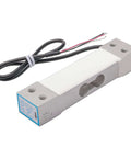 50Kg Platform Scale Load Cell Sensor For Electronic Balance - Heavy Duty, Pro Grade Precision, aluminium, with wires, top view