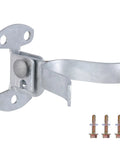 Fork Gate Latch For Chain Link Fence 1-3/8 Inch Wall Mount Flat Back With Padlock Hole And Screws Included, galvanized steel