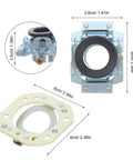 Top Notch Single Phase Motor Centrifugal Switch For Electric Pump with metal components and secure fit, dimensions 3.6cm x 6cm.