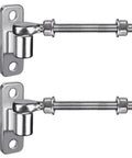 6 Inch J Bolt Gate Hinge And Wall Mount Hinge 2 Pack, Heavy Duty 304 Stainless Steel, One Piece No Weld Design, Ideal For Farm Fence Garden Metal Gates, Load Capacity Up To 500 Lb, two hinges