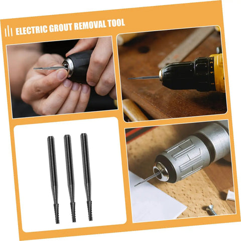 3Pcs Tungsten Carbide Auto Glass Repair Drill Bit Kit for Windshield Chips and Cracks Easy Quick Fix for Car Windows