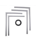 Fridge Door Gasket Kit With Magnetic Insert Strip Replacement Fridge Seal That Fits Most Brands 36 By 84 Inches Durable Refrigeration Grade