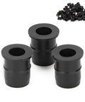 Rock Solid Rubber Well Nuts For Street Bikes And Atvs M6x0.8mm Thread 50 Piece Windscreen Fairing Hardware view of black rubber well nuts