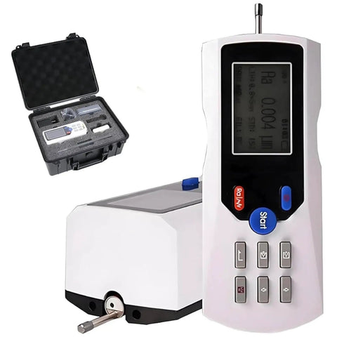 Digital Surface Roughness Tester With Diamond Probe, Profilometer For Metal Parts Finish with case, LCD display