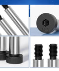 Heavy Duty M6 Shoulder Screws Alloy Steel Grade 12.9 Shoulder Bolts Round Head Bearing Bolt Built To Last Inner Hex Positioning