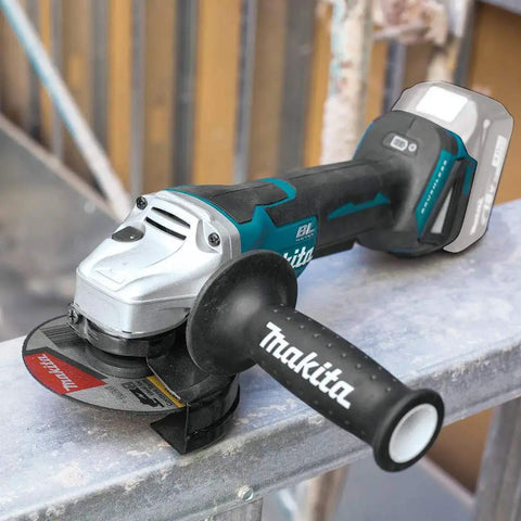 18V LXT Brushless Cordless Paddle Switch Cutoff And Angle Grinder Four And One Half Inch To Five Inch Electric Brake on metal