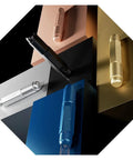 Professional Espresso Coffee Ground Distributor With 16 Stainless Steel Needles Magnetic Telescopic Stirrer Leveler in various colors.