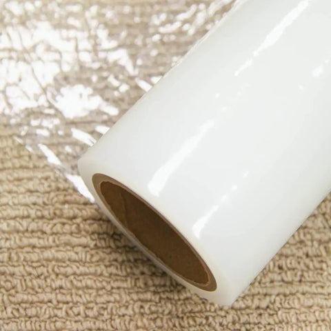 Heavy Duty Carpet Shield Film 36 Inch By 500 Feet 2 Mil Tear Resistant Masking Film Keeps Rugs Protected From Spills Dirt And Foot Traffic No Sticky Residue When Removed Within 30 Days
