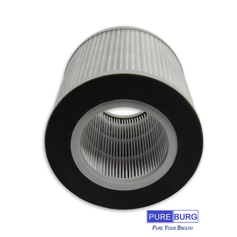 Two Pack H13 HEPA Replacement Filters For MEGAWISE EPI235A Air Purifier With 3 Stage Filtration Activated Carbon, front view