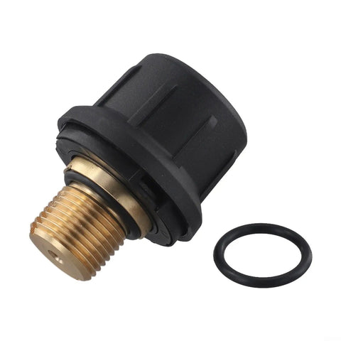 Brass Safety Valve Replacement For Karcher SC1 SC2 CTK10 SC2D Steam Cleaners with black plastic fitting and brass thread