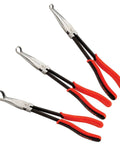 11 Inch Hose Gripper Pliers Set, 3 Piece, Fits 5/16, 1/2, 3/4 Inch Hoses, Round Jaws For Easy Removal And Installation, Long Reach Handles