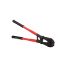 Model S18 Heavy Duty Bolt Cutter With Center Cut And High Leverage Jaws, 19-inch, red handles, angled view