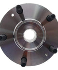 Top view of Front Wheel Bearing And Hub Assembly For Hyundai Kona Featuring Rock Solid OE Design and durable steel material.