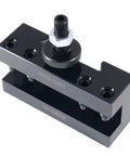 Quick Change Tool Post Holder For 1 Inch Turning Tools, Style 1 Lathe Swing 14–20 Inches, Includes 0250-0401, steel holder close-up