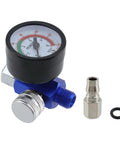 Air Compressor Regulator Valve With Pressure Gauge And Air Plug G1 4 Thread Pro Grade Adjustable Outlet Pressure For Air Tools And DIY Projects 0 To 140 PSI Durable Fit For Most Compressors