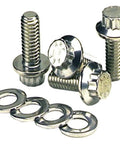 Stainless Steel Rear End Cover Bolt Kit With Washers For GM 12 Bolt, showing bolts and washers in stainless steel