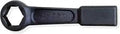 Six Point Striking Wrench With Flat Strike Face And Extra Wide Striking Zone Three And A Half Inch Opening Durable Black Oxide Finish