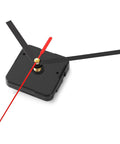 Quartz DIY Wall Clock Movement Mechanism Battery Operated Repair Kit with 13mm Shaft and 100mm Long Hands close-up view