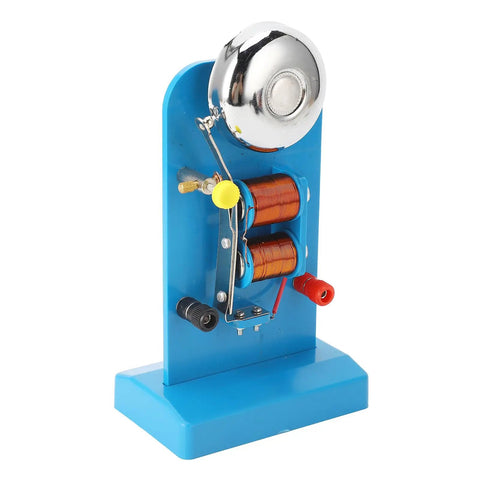 Current And Magnetic Effect Physics Lab Kit For Middle And High School Vertical Demonstration with blue base, coils, and components.