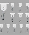RV Awning Hooks And Light Clips For Easy Camping Decor No Fuss Setup Slide Into Awning Roller Bar Channel Hang Christmas Lights Clothes Plants And More Durable Plastic And Metal Mix 12 Pack
