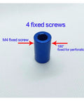 Rock Solid Aluminum Jaw Shaft Coupler 4Mm By 4Mm No Sweat Install Smooth Torque Flex Connector Plug And Play Top Pick For Cnc Motors And Lead Screws One Piece with M4 fixed screw.