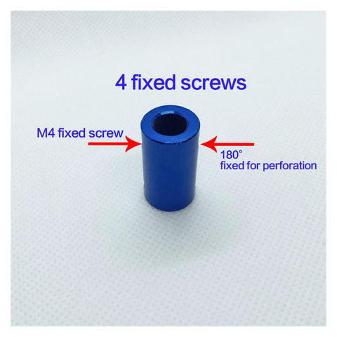 Rock Solid Aluminum Jaw Shaft Coupler 4Mm By 4Mm No Sweat Install Smooth Torque Flex Connector Plug And Play Top Pick For Cnc Motors And Lead Screws One Piece with M4 fixed screw.
