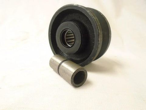 3-inch V-Groove caster wheel set for gates and carts.