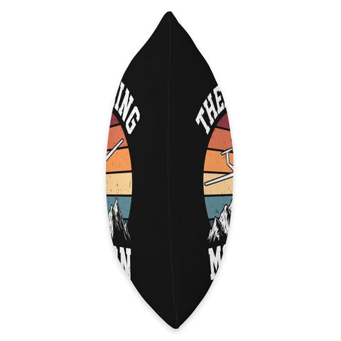 Side view of Soaring Sailplane Pilot Throw Pillow For Aviation Aficionados A Glider Enthusiast Cushion That Brings Flight Style