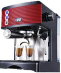 Small Household Coffee Machine With 1.7L Capacity, Semi Automatic Espresso Grinder, Pump Pressure Brew System With Steam Foam