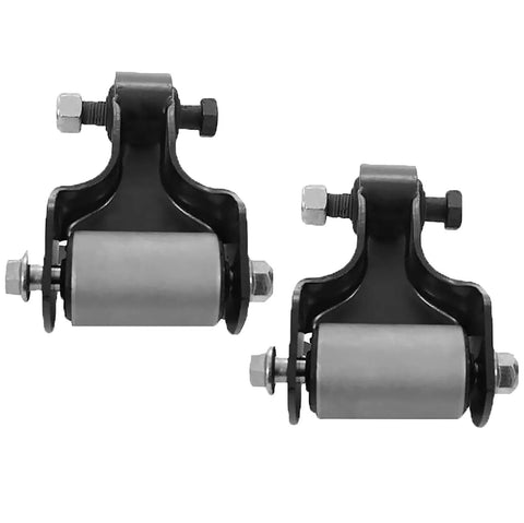 Pair Front Leaf Spring Shackle Bracket Kit For 4x4 Trucks Fits F-250 F-350 4WD 1980-1997 Heavy-Duty metal brackets